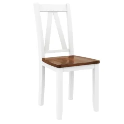 Farmhouse 6-Piece Wood Dining Table Set With Long Bench And 4 Dining Chairs-ModernLuxe -Luxe Furniture Sale GUEST bba684f4 8edd 4531 a4ce ab4ea248eece