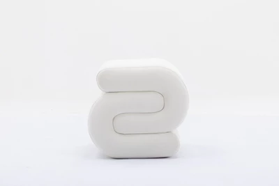 S-shape Velvet Ottoman, Makeup Stool Footstool-ModernLuxe 8 S-shape Velvet Ottoman, Makeup Stool Footstool-ModernLuxe - Image 6