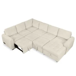 ModernLuxe 107.5" U-Shaped Sectional Sofa Bed with Storage Chaise & Charging Ports -Luxe Furniture Sale GUEST bd8d809c a828 4529 82e9 437d68fcf59d