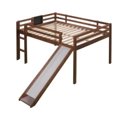 ModernLuxe Full Size Wooden Loft Bed with Slide, Convertible Ladder, and Chalkboard 17 ModernLuxe Full Size Wooden Loft Bed with Slide, Convertible Ladder, and Chalkboard -Luxe Furniture Sale GUEST be43d798 7ce2 4419 8015 06599f2c7e9c