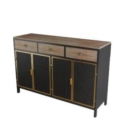 ModernLuxe 48-Inch Sideboard Buffet with 4 Doors and 3 Storage Drawers -Luxe Furniture Sale GUEST bfe8cd5f 0b09 4ec8 8729 c87a58e407bf