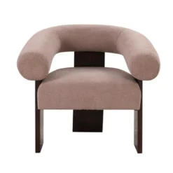 The Curved Wishbone Frame Teddy Velvet Accent Chair-ModernLuxe -Luxe Furniture Sale GUEST c09fcc51 1218 48f3 954f 63140c3565cc