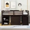 ModernLuxe Low Study Full Loft Bed with Portable Desk and Shelving -Luxe Furniture Sale GUEST c16a4746 1a4b 4c7d 97fd db1570d3abdb