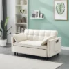 3-in-1 Velvet Convertible Sofa Bed With Adjustable Backrest, Pull Out Sleeper Loveseat With Side Pockets - ModernLuxe -Luxe Furniture Sale GUEST c222d544 f99f 4f23 b286 660b3dff1ad3