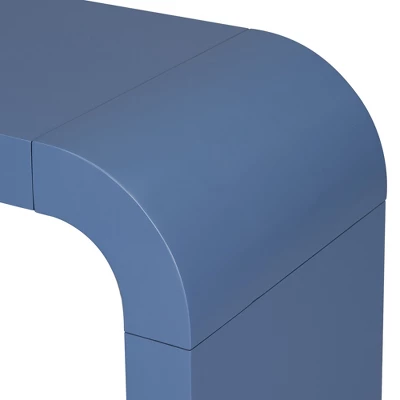 55.1"W Minimalist Console Table With American Design, Elegant Narrow Entryway Table, Acacia Veneer Sofa Table Console Tables - ModernLuxe 9 55.1"W Minimalist Console Table With American Design, Elegant Narrow Entryway Table, Acacia Veneer Sofa Table Console Tables - ModernLuxe - Image 7