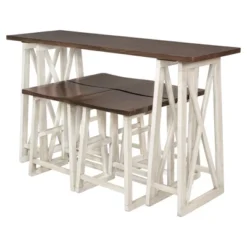 Rustic Wood Counter Height 5-Piece Dining Set With 4 Stools - ModernLuxe 16 Rustic Wood Counter Height 5-Piece Dining Set With 4 Stools - ModernLuxe -Luxe Furniture Sale GUEST c6305858 41e7 48c7 ba90 d7722ab10f4d