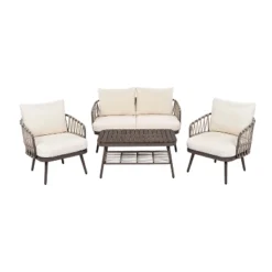 ModernLuxe 4-Piece Patio Conversation Set with Acacia Wood Coffee Table 19 ModernLuxe 4-Piece Patio Conversation Set with Acacia Wood Coffee Table -Luxe Furniture Sale GUEST c6ac02ee e532 4360 9e18 2d4fbc4e899b