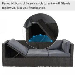 ModernLuxe Outdoor Rattan Daybed with Retractable Canopy and Lifting Table -Luxe Furniture Sale GUEST c6c94dbc bd88 47d7 918e 9513be6fb5c0 1