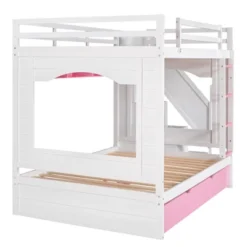 ModernLuxe Full Over Full Bunk Bed with Trundle, Storage Stairs, and Ladder -Luxe Furniture Sale GUEST c78eee8b bf08 42f0 8b71 bdd9c5dfaa5f