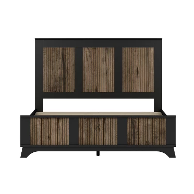 ModernLuxe 4-Piece Farmhouse Bedroom Set with Platform Bed, Dresser, and 2 Nightstands 7 ModernLuxe 4-Piece Farmhouse Bedroom Set with Platform Bed, Dresser, and 2 Nightstands - Image 5