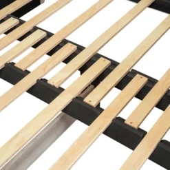 Twin To King Size Upholstered Daybed, Adjustable Platform Bed With Cloud-Shaped Backrest, USB Ports And 2 Drawers-ModernLuxe -Luxe Furniture Sale GUEST c8c5ec38 d5e4 4ddb bbc5 07b95d4af23f