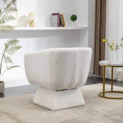 ModernLuxe 28" Swivel Boucle Accent Chair - 360 Degree Leisure Club Chair -Luxe Furniture Sale GUEST c8f80813 d961 4bf8 9b89 4ddfe218b6b5