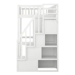 ModernLuxe Twin Size Loft Bed with Built-in Desk, Wardrobe, and Storage Drawers 18 ModernLuxe Twin Size Loft Bed with Built-in Desk, Wardrobe, and Storage Drawers -Luxe Furniture Sale GUEST ca9d64d6 5fa8 4643 aa51 1b097f9f250d