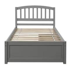 Twin Wood Platform Storage Bed Frame With Headboard And Two Drawers-ModernLuxe -Luxe Furniture Sale GUEST cb6f259e 099f 4dd9 850b 79da0415dadb