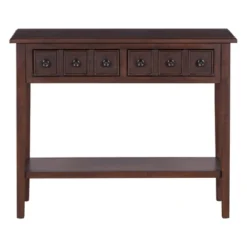 ModernLuxe 38" Rustic Console Table with 2 Drawers and Open Shelf 23 ModernLuxe 38" Rustic Console Table with 2 Drawers and Open Shelf -Luxe Furniture Sale GUEST cca616e3 03bf 4d62 b57d ed93ba592f3c