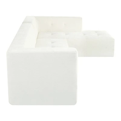 ModernLuxe 112.2"W Minimalist L-Shaped Modular Sofa Set in Chenille 14 ModernLuxe 112.2"W Minimalist L-Shaped Modular Sofa Set in Chenille - Image 12