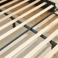 Full Size Upholstered Tufted Bed Frame With Backrest & Armrests, Velvet Sofa Bed For Bedroom Or Living Room, Gray/Beige/Black - ModernLuxe -Luxe Furniture Sale GUEST ceead9e4 f4ce 40e9 93e7 01b036c13d46