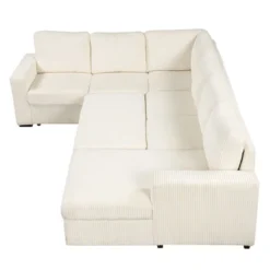 U-Shaped Modular Sofa With Storage Lounge Chair, 6-Seater Oversized Sofa With USB Interface - ModernLuxe -Luxe Furniture Sale GUEST d01b49a1 30d8 4349 a433 b2baf5e4d90d