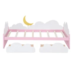 Twin Size Platform Bed With Clouds And 2 Drawers - ModernLuxe 14 Twin Size Platform Bed With Clouds And 2 Drawers - ModernLuxe -Luxe Furniture Sale GUEST d06f38ec 6874 461c b433 9d10407cfe9c