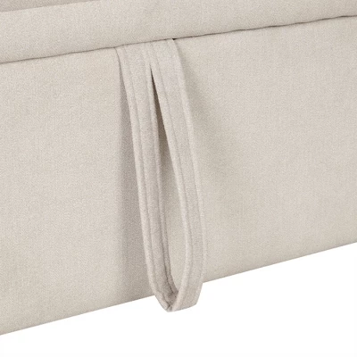 117.3"W Oversized Sectional Sofa U- Shaped Sofa Couch Pull-out Sofa Bed With Two Throw Pillows - ModernLuxe 17 117.3"W Oversized Sectional Sofa U- Shaped Sofa Couch Pull-out Sofa Bed With Two Throw Pillows - ModernLuxe - Image 15