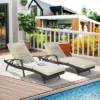 ModernLuxe 2-Piece Adjustable Wicker Outdoor Chaise Lounge Set with Cushions -Luxe Furniture Sale GUEST d2f10358 9f18 4b13 9cc4 bbb1599dcf97