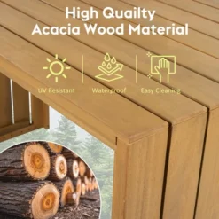 ModernLuxe 5-Piece Acacia Wood Outdoor Bar Set with Cushions 19 ModernLuxe 5-Piece Acacia Wood Outdoor Bar Set with Cushions -Luxe Furniture Sale GUEST d412bafe c36d 4263 9052 de6a21e64c12