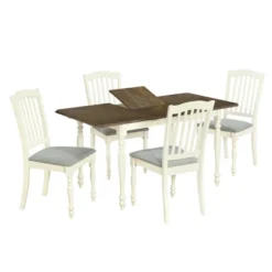ModernLuxe 5-Piece Mid-Century Extendable Dining Set with 15-Inch Butterfly Leaf 22 ModernLuxe 5-Piece Mid-Century Extendable Dining Set with 15-Inch Butterfly Leaf -Luxe Furniture Sale GUEST d42101a5 5fd7 4ae7 88cf ba678d172656