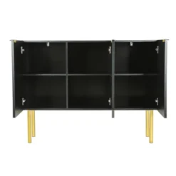 Modern Sideboard, Buffet Cabinet With Metal Handles & Legs And Adjustable Shelves-ModernLuxe 18 Modern Sideboard, Buffet Cabinet With Metal Handles & Legs And Adjustable Shelves-ModernLuxe -Luxe Furniture Sale GUEST d66de62b 6c79 4697 8653 8b2b7d3c2f0e