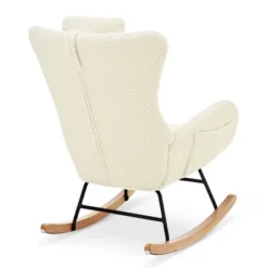 Teddy Tufted Rocking Chair With Rubber Legs - ModernLuxe -Luxe Furniture Sale GUEST d74883c8 85cc 43ff b818 2cd010c7729a