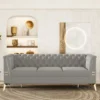 82.7" Chesterfield Sofa, Velvet Upholstered 3 Seater Sofa Couch-ModernLuxe 2 82.7" Chesterfield Sofa, Velvet Upholstered 3 Seater Sofa Couch-ModernLuxe -Luxe Furniture Sale GUEST d760a275 5e31 4b11 99cb 6762abd7b3be