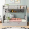 ModernLuxe Separable Full-Over-Full Bunk Bed with Twin Trundle and Bookshelf -Luxe Furniture Sale GUEST d8c6b878 4dbe 40ff 8f6f 686ae0c4d1c6