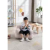 ModernLuxe Kids Sensory-Friendly Velvet Bean Bag Chair with Memory Sponge