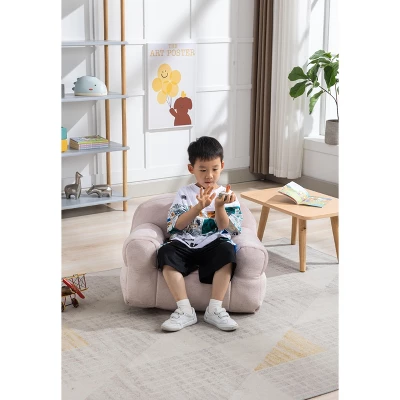 ModernLuxe Kids Sensory-Friendly Velvet Bean Bag Chair with Memory Sponge 3 ModernLuxe Kids Sensory-Friendly Velvet Bean Bag Chair with Memory Sponge