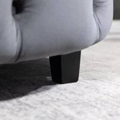 Classical Upholstered Accent Barrel Chair-ModernLuxe -Luxe Furniture Sale GUEST da3ad6bd a0db 45fc 91f8 d683aad4c902