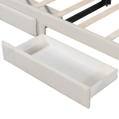 ModernLuxe Twin XL to King Extendable Storage Daybed with LED Lights 9 ModernLuxe Twin XL to King Extendable Storage Daybed with LED Lights - Image 7