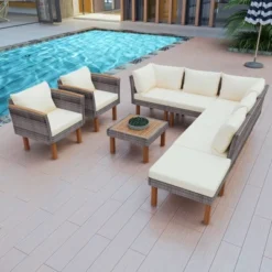ModernLuxe 9-Piece Outdoor Rattan Conversation Set with Coffee Table 23 ModernLuxe 9-Piece Outdoor Rattan Conversation Set with Coffee Table -Luxe Furniture Sale GUEST dbed0d58 8d53 4ea4 8571 fb73d550173d