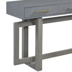 57"W Elegant Console Table With 3 Drawers And Irregular Legs, Extra Long Entryway Table 4B - ModernLuxe -Luxe Furniture Sale GUEST dcf04298 ae46 45ef ac72 24d7a097eee1