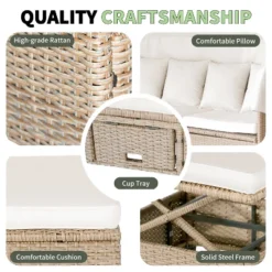 ModernLuxe 4-Piece Outdoor Wicker Sofa Set with Retractable Canopy & Lifting Table 20 ModernLuxe 4-Piece Outdoor Wicker Sofa Set with Retractable Canopy & Lifting Table -Luxe Furniture Sale GUEST de6455dd f8d5 43e7 9e38 ef0c2251ed94