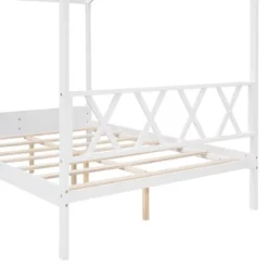 Full Size Wood House Bed Frame With Storage Space-ModernLuxe -Luxe Furniture Sale GUEST df539cc7 70f0 4e46 b4e6 5fc6044f2d31