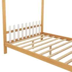 Full Size Platform Bed With Built-in Desk, Two Drawers And Individual Pen Storage - ModernLuxe -Luxe Furniture Sale GUEST df86b60a 7bdc 48ca 9811 b17b65ffdfd9