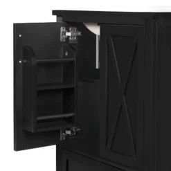 24"/30"W Bathroom Vanity With Ceramic Basin, Bathroom Storage Cabinet With Divided Drawer, Door Shelves & Soft Close Door - ModernLuxe 30 24"/30"W Bathroom Vanity With Ceramic Basin, Bathroom Storage Cabinet With Divided Drawer, Door Shelves & Soft Close Door - ModernLuxe -Luxe Furniture Sale GUEST e090b91e c4a4 4919 b87b f0b7b4b4c0b6