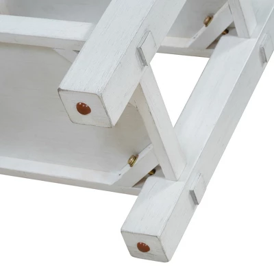 ModernLuxe 36-Inch Retro Entryway Table with Drawer and 2-Tier Storage Shelves 8 ModernLuxe 36-Inch Retro Entryway Table with Drawer and 2-Tier Storage Shelves - Image 6