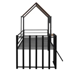 ModernLuxe Twin Size Metal Loft Bed with Playhouse Roof and Windows -Luxe Furniture Sale GUEST e1a2a638 538f 461f b1dc adac40e99ea6