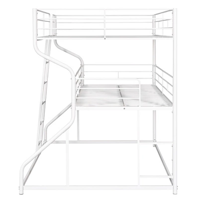 ModernLuxe Metal Triple Bunk Bed with Ladder - Full XL, Twin XL & Queen Sizes 10 ModernLuxe Metal Triple Bunk Bed with Ladder - Full XL, Twin XL & Queen Sizes - Image 8