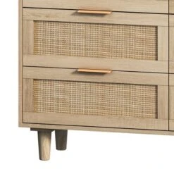 ModernLuxe 6-Drawer Natural Rattan Storage Cabinet - 43.31" Wide Dresser 18 ModernLuxe 6-Drawer Natural Rattan Storage Cabinet - 43.31" Wide Dresser -Luxe Furniture Sale GUEST e2427aae ac4f 4b29 be5e d6800723871f