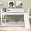 ModernLuxe Wood Bunk Bed with Convertible Slide and Ladder -Luxe Furniture Sale GUEST e2c984f4 afa7 4e99 9606 cf9178dc2e98