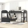 ModernLuxe L-Shaped Twin Over Full Bunk Bed and Twin Loft Bed with Built-In Desk -Luxe Furniture Sale GUEST e39e2231 8fd4 453d 8445 ea2df2a710a5
