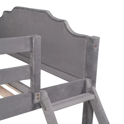 ModernLuxe Triple Bunk Bed - Full Over Twin & Twin with Storage Drawers 16 ModernLuxe Triple Bunk Bed - Full Over Twin & Twin with Storage Drawers - Image 14