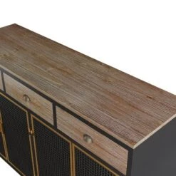 ModernLuxe 48-Inch Sideboard Buffet with 4 Doors and 3 Storage Drawers -Luxe Furniture Sale GUEST e5cc9aec e1be 40b9 8be7 e00f50add3af