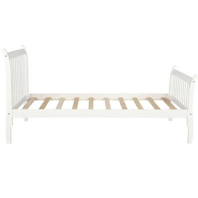 Twin Size Wood Platform Bed Frame With Slat Support-ModernLuxe 7 Twin Size Wood Platform Bed Frame With Slat Support-ModernLuxe - Image 5